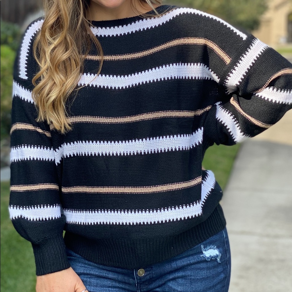 Striped Sweater - Picture 2 of 3